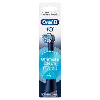 Oral-B iO elek. fogkefe pótfej 4db Ultimate Clean Black