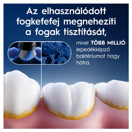 Oral-B iO elek. fogkefe pótfej 4db Ultimate Clean Black