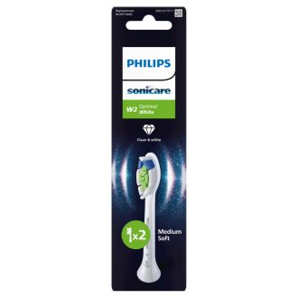   Philips Sonicare elek. fogkefe fej 2db W Optimal White HX6062/87 standard fehér