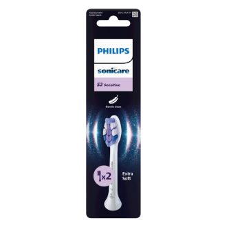   Philips Sonicare elek. fogkefe fej 2db Optimal Sensitive HX6052/87 fehér