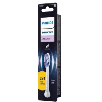   Philips Sonicare elek. fogkefe fej 3db Optimal Sensitive HX6053/87 fehér