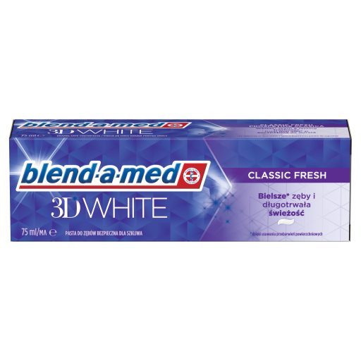 Blend-a-med 3D White Classic Fresh Fogkrém 75 ml