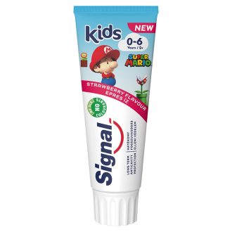 Signal Kids Super Mario epres ízű fogkrém 0-6 év 75 ml