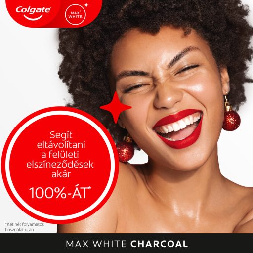 Colgate Max White Charcoal fogfehérítő fogkrém 75 ml