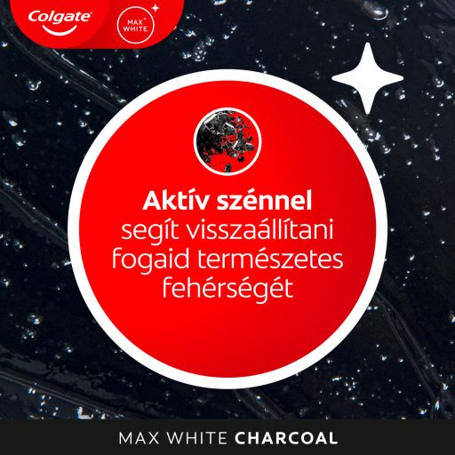 Colgate Max White Charcoal fogfehérítő fogkrém 75 ml