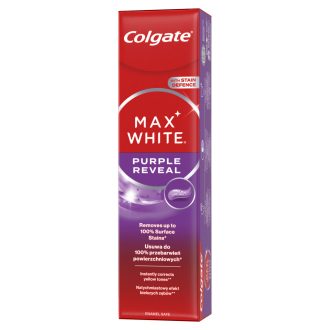   Colgate Max White Purple Reveal fogfehérítő fogkrém 75 ml