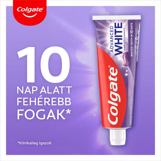 Colgate® Advanced White Purple fogfehérítő fogkrém 75 ml