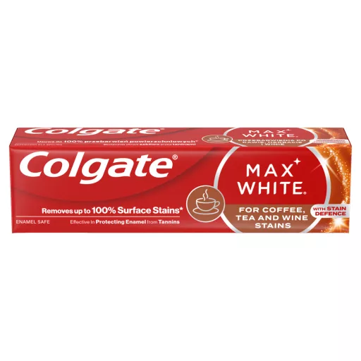 Colgate Max White For Coffee, Tea & Wine Fogfehérítő Fogkrém 75ml
