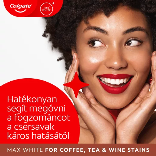 Colgate Max White For Coffee, Tea & Wine Fogfehérítő Fogkrém 75ml