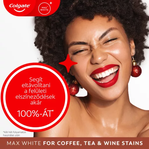 Colgate Max White For Coffee, Tea & Wine Fogfehérítő Fogkrém 75ml