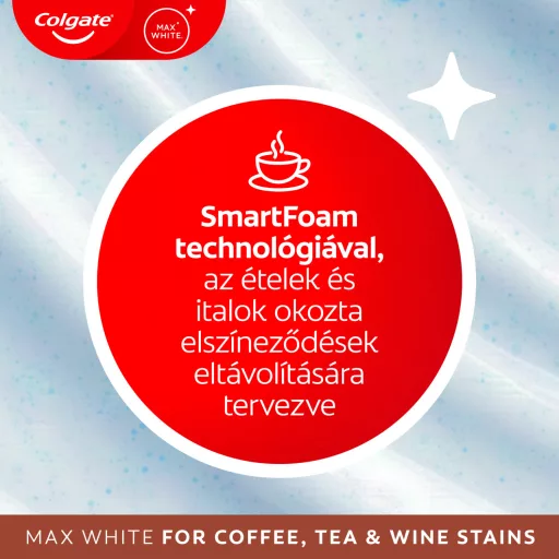Colgate Max White For Coffee, Tea & Wine Fogfehérítő Fogkrém 75ml