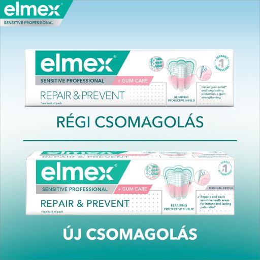 elmex Sensitive Professional Repair & Prevent fogkrém érzékeny fogakra 75 ml