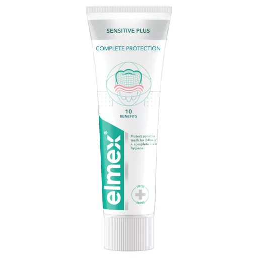 elmex Sensitive Plus Complete Protection fogkrém érzékeny fogakra 75 ml