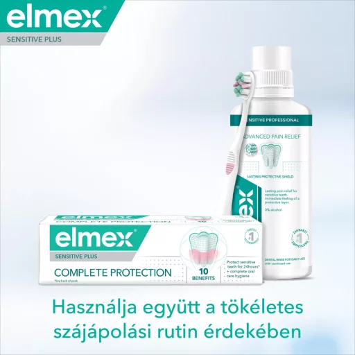 elmex Sensitive Plus Complete Protection fogkrém érzékeny fogakra 75 ml