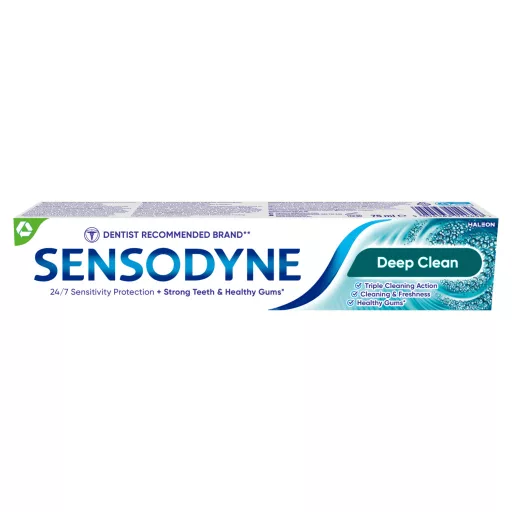 Sensodyne Deep Clean fluoridos fogkrém 75 ml