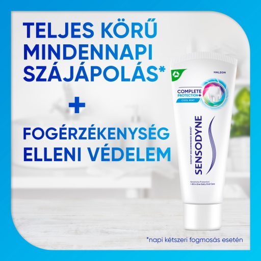 Sensodyne Complete Protection+ Cool Mint fluoridos fogkrém 75 ml