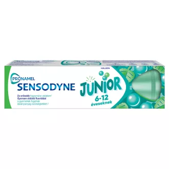   Sensodyne Pronamel Junior mentolos rágógumis ízű fluoridos fogkrém 6-12 éveseknek 75 ml