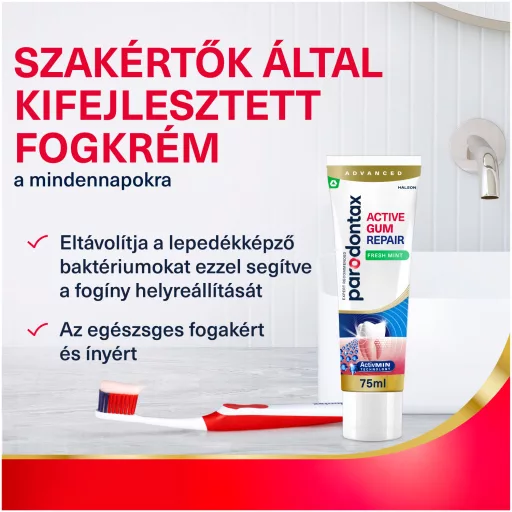 Parodontax Active Gum Repair Fresh Mint fluoridos fogkrém 75 ml