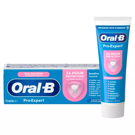 Oral-B Pro-Expert Sensitive Calm Sensation Fogkrém, 75 ml