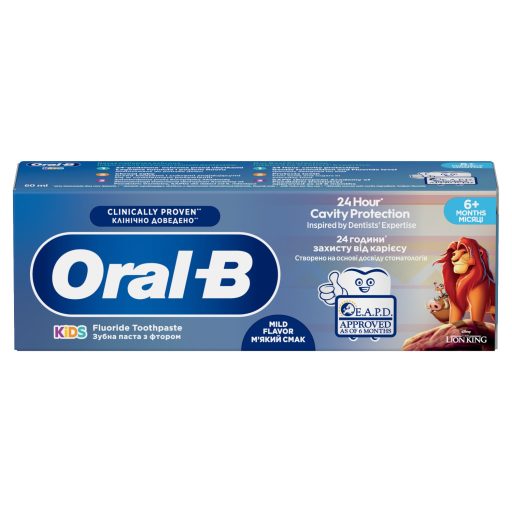 Oral-B fogkrém 60ml Kids Cavity Protection Mild