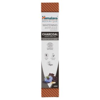   Himalaya fogkrém 75ml Botanique natúr faszenes fehérítő, lepedékeltávolító