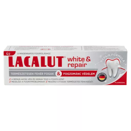 Lacalut fogkrém 75ml white & repair