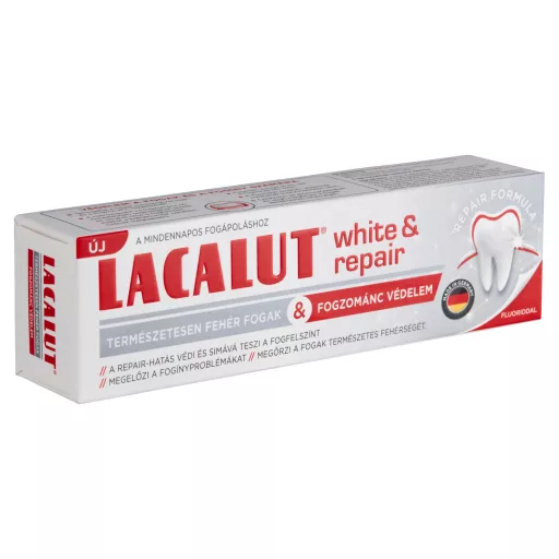 Lacalut fogkrém 75ml white & repair