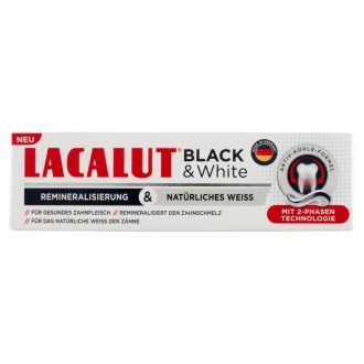 Lacalut Black & White fogkrém 75 ml
