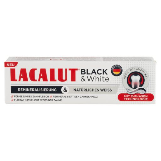 Lacalut Black & White fogkrém 75 ml