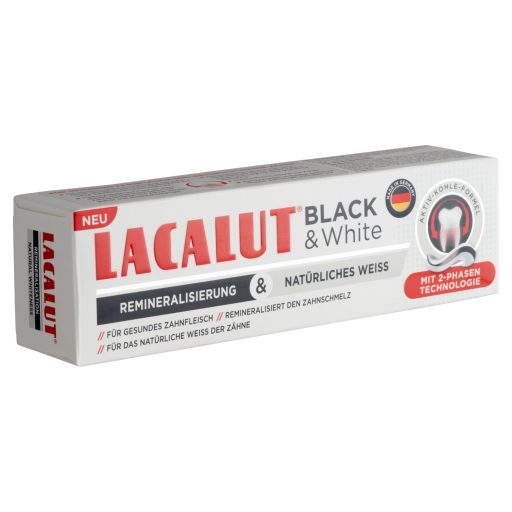 Lacalut Black & White fogkrém 75 ml