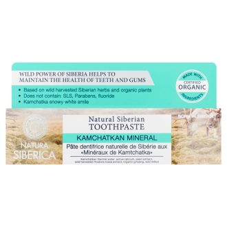   Natura Siberica Kamchatka Minerals fluoridmentes ásványi fogkrém 100 g