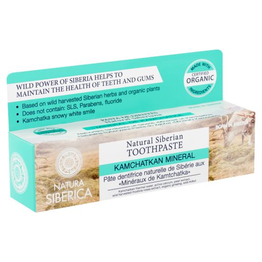 Natura Siberica Kamchatka Minerals fluoridmentes ásványi fogkrém 100 g