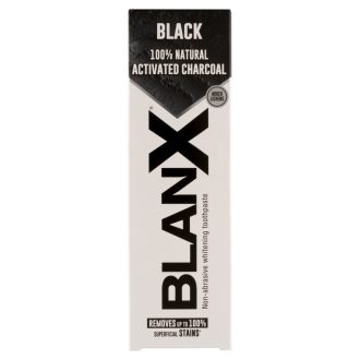 Blanx fogfehérítő fogkrém75ml Charcoal (aktív szén)