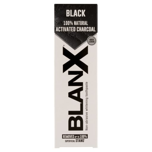 Blanx fogfehérítő fogkrém75ml Charcoal (aktív szén)