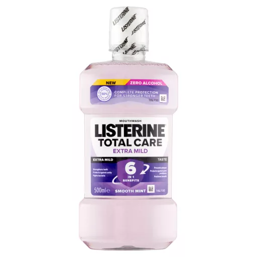 Listerine szájvíz 500ml Total Care Extra Mild Taste