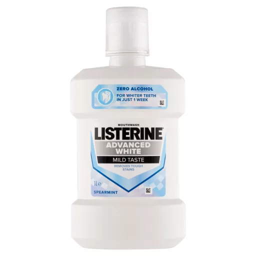 Listerine Advanced White Mild Taste szájvíz 1 l