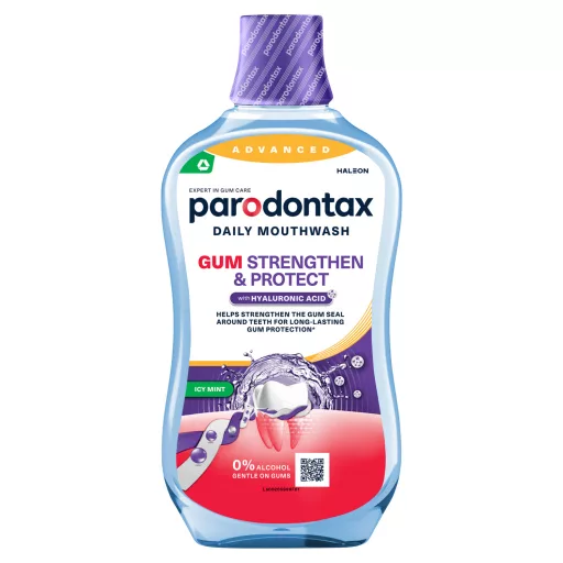 Parodontax szájvíz 500ml Gum Strengthen & Protect Icy Mint