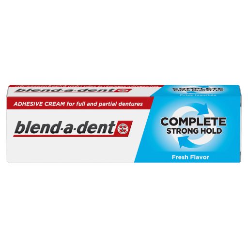 Blend-a-dent Plus Food Barrier Fresh Műfogsorrögzítő Krém Teljes és Részleges Műfogsorhoz, 47 ml