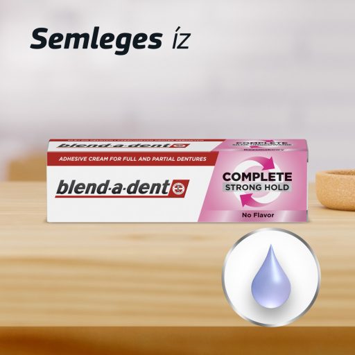 Blend-a-dent Plus Food Barrier Fresh Műfogsorrögzítő Krém Teljes és Részleges Műfogsorhoz, 47 ml
