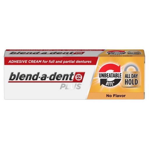 Blend-a-dent Plus Food Barrier Fresh Műfogsorrögzítő Krém Teljes és Részleges Műfogsorhoz, 40 ml