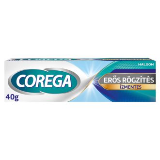 Corega Erős Ízmentes műfogsorrögzítő krém 40 g