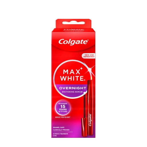 Colgate Max White Éjszakai Fogfehérítő Szérum Ecsettel 2,5 ml