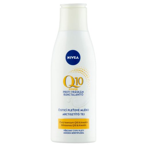 NIVEA Q10 Power ránctalanító arctisztító tej 200 ml
