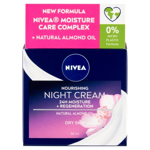 NIVEA gazdagon regeneráló éjszakai arckrém száraz, érzékeny bőrre 50 ml