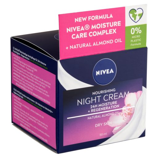 NIVEA gazdagon regeneráló éjszakai arckrém száraz, érzékeny bőrre 50 ml