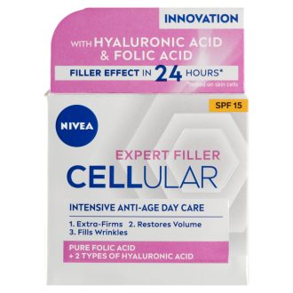   NIVEA Cellular Expert Filler ránctalanító nappali arckrém SPF 15 50 ml