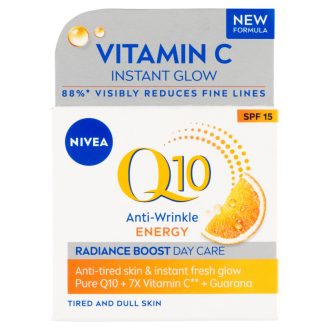   NIVEA Q10 Energy energetizáló ránctalanító nappali arckrém SPF 15 50 ml