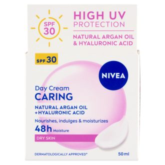 NIVEA Caring nappali arckrém száraz bőrre SPF 30 50 ml