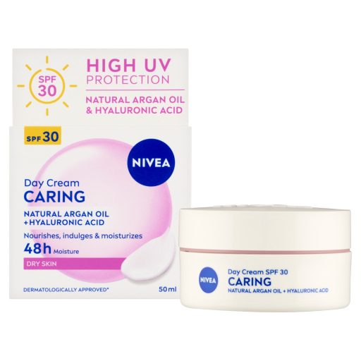 NIVEA Caring nappali arckrém száraz bőrre SPF 30 50 ml