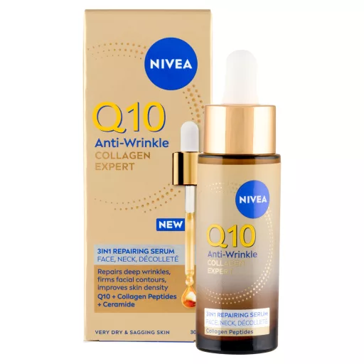 NIVEA Q10 Collagen Expert 3 az 1-ben regeneráló szérum 30 ml